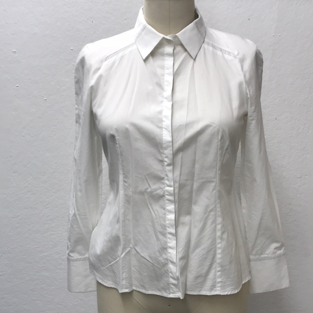 Hawes and Curtis Dolman Sleeve Cotton Blouse